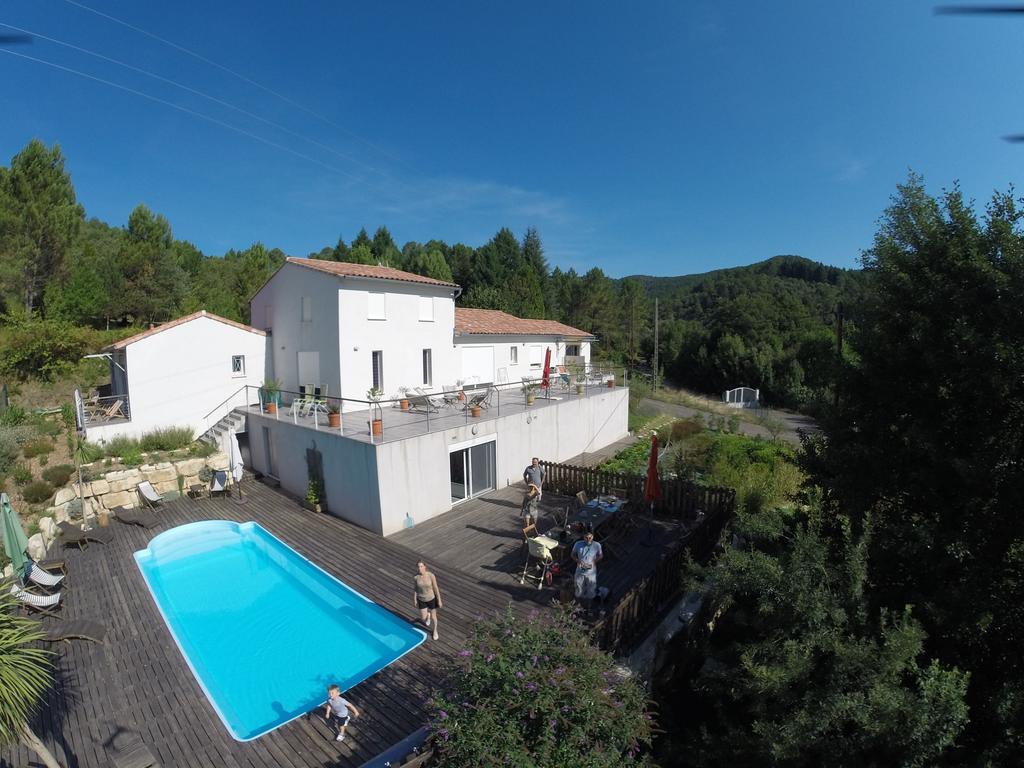 Bed and Breakfast Face Au Gardon Saint-Jean-du-Gard Exterior foto